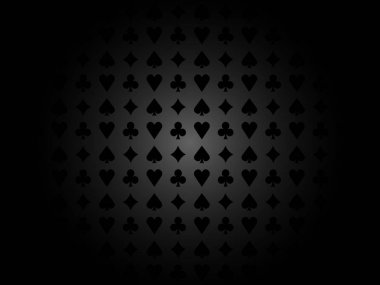 Kart takım elbise desen gölge merkezi siyah