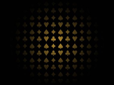 Kart takım elbise desen gölge merkezi altın