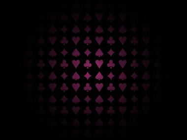 Kart takım elbise desen gölge merkezi mor