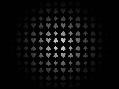 Kart takım elbise desen gölge merkezi beyaz