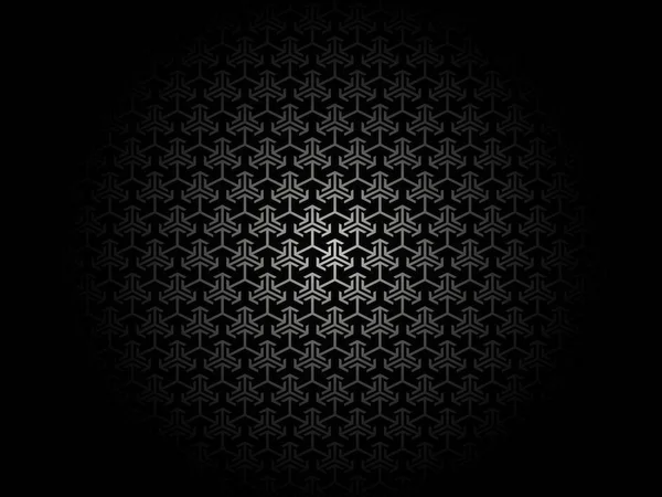 Βέλη Αφηρημένο Μαύρο Λευκό Μοτίβο Εικόνα Διάνυσμα — Διανυσματικό Αρχείο
