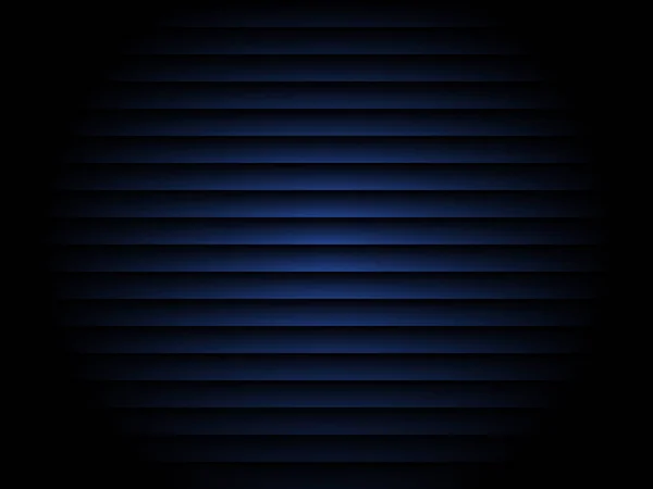 Listras Horizontais Sombra Design Azul Abstrato — Vetor de Stock