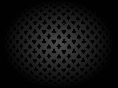 Poker arka planı siyah gri vektöre uyar