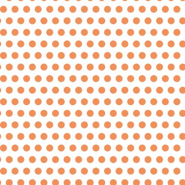 Dikişsiz desen tasarım turuncu benekli