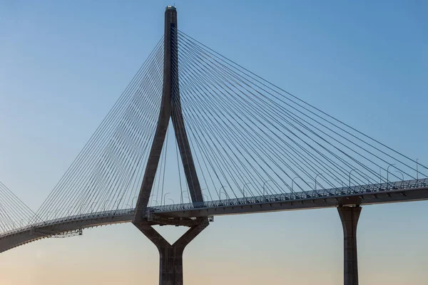 The Constitution Bridge of 1812 is a cable-stayed bridge that crosses the Bay of Cdiz, giving access to Cdiz from the mainland, being the third access to the city