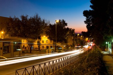 Jerez sokaklarında yüksek pozlama fotoğraf 