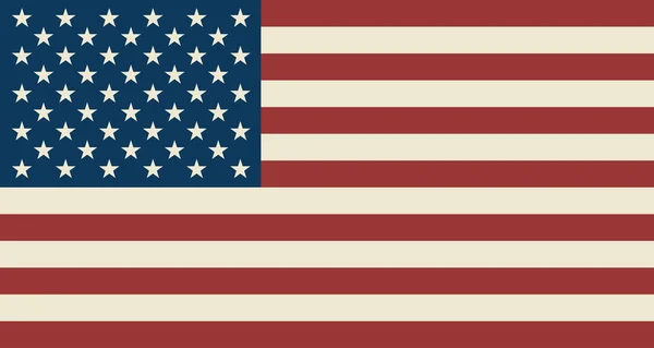 Usa Amerikanische Flagge Nationaler Vektor Unabhängigkeit Patriotismus — Stockvektor