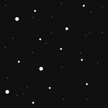 Düşen kar vektör Seamless modeli. Kar taneleri basit siyah arka plan. Kış kar yağışı doku duvar kağıdı kaplama.