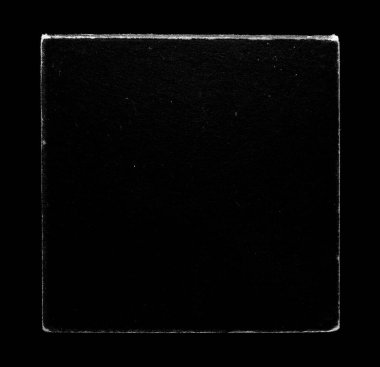 Eski Vinil CD Kayıt Kapak Paketi Şablon Model Yukarı. Siyah çizilmiş, pejmürde kağıt karton kare desen. 