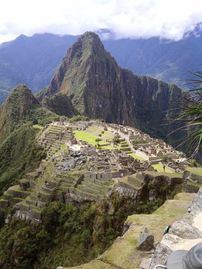 Dağ Machupicchu Cusco Peru.