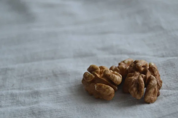 Walnuts on a white background — Stock Photo, Image