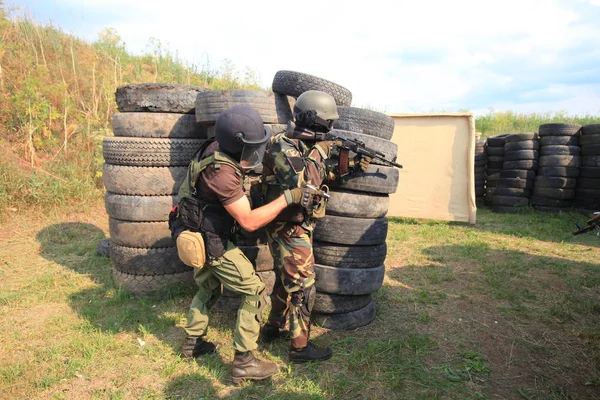 Entrenamiento Fuerzas Especiales — Foto de Stock