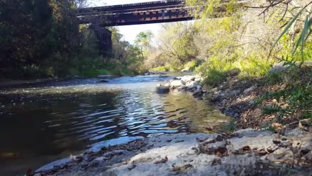 Arquitetura Livre Natureza Imperturbável Rio Fluxo Imaculado América Norte — Vídeo de Stock