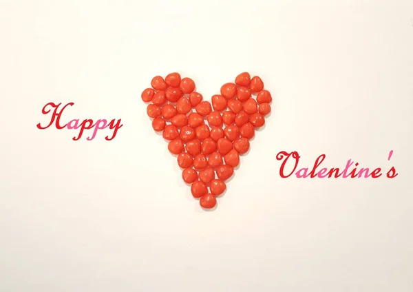 Valentine's Day görüntü tarçın şeker kalp şeker ile tebrik. Sevgililer günün kutlu olsun görüntü.