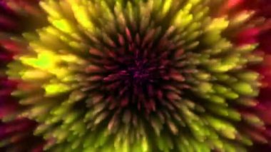 Renkli parçacık arka plan döngü