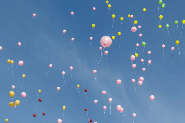 Balony w sky2 — Zdjęcie stockowe