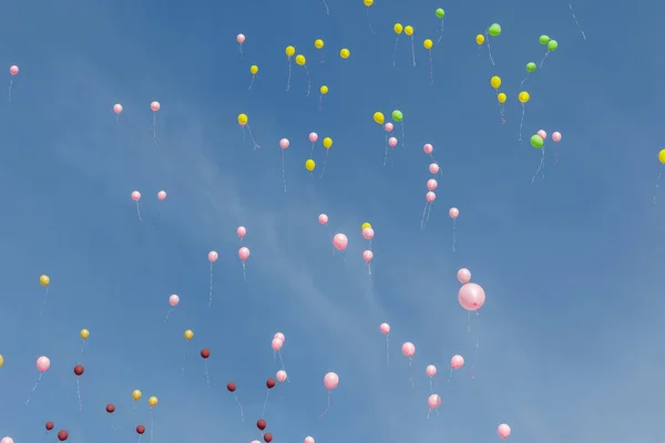 Balony w sky8 — Zdjęcie stockowe