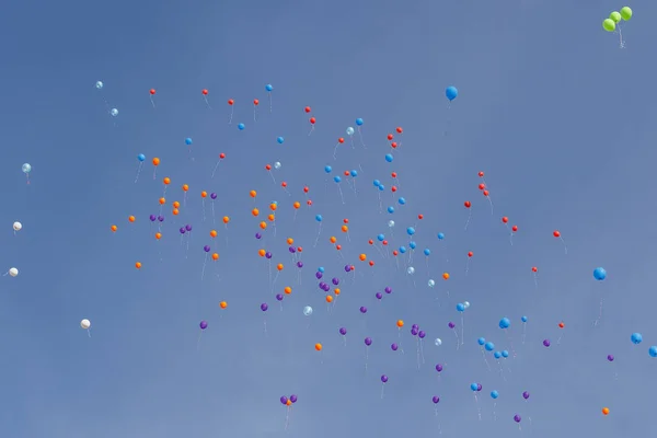 Balony w sky10 — Zdjęcie stockowe