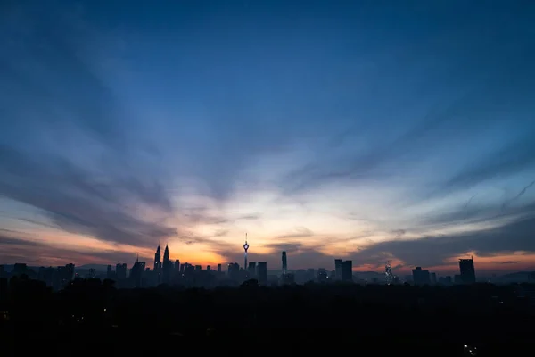 Panoramic View Kuala Lumpur Morning — Stock Photo, Image