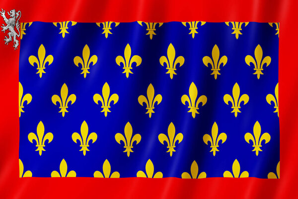 Флаг Сарты, Франция. 3-я иллюстрация размахивания флагом Сарте
.