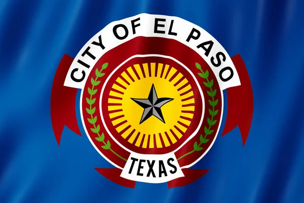 Flagge Von Paso City Texas Illustration — Stockfoto