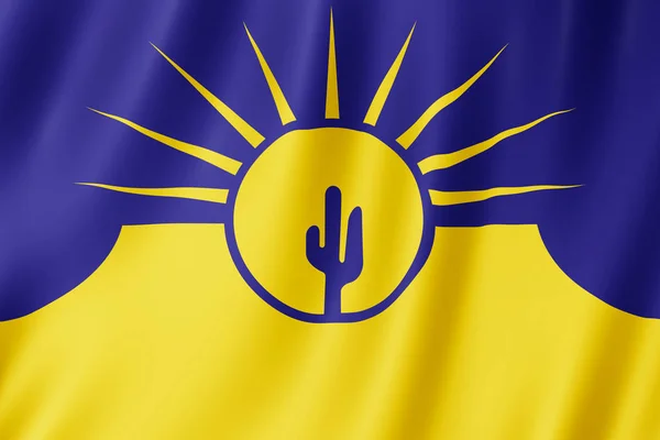 Bandera Mesa City Arizona Illustration — Foto de Stock