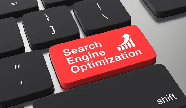 SEO concepto de optimización de motores de búsqueda — Foto de Stock