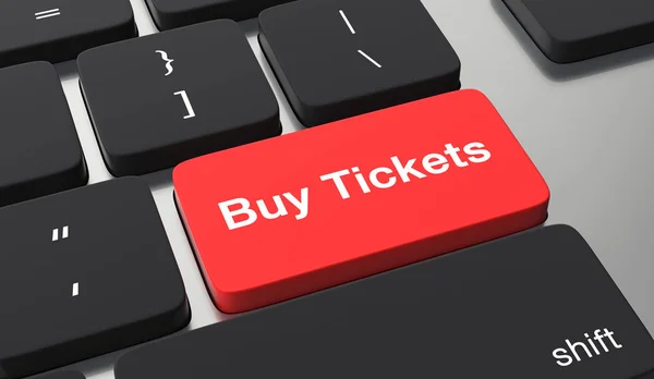 Online tickets concept — Stockfoto