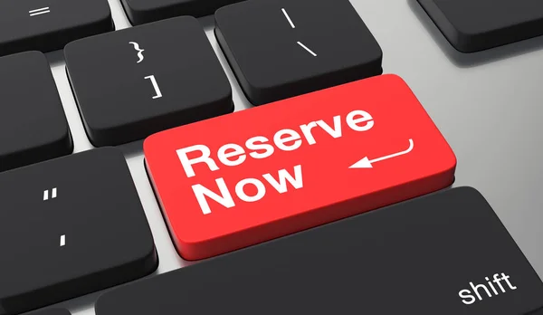 Online reserveringsconcept — Stockfoto