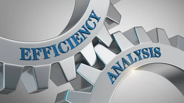 Concetto di analisi dell'efficienza — Foto Stock