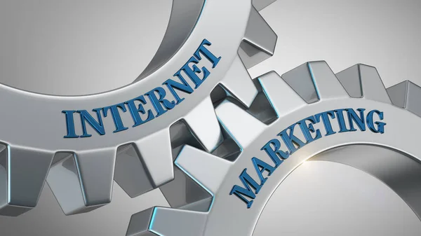 Internet marketing koncept互联网营销概念 — 图库照片