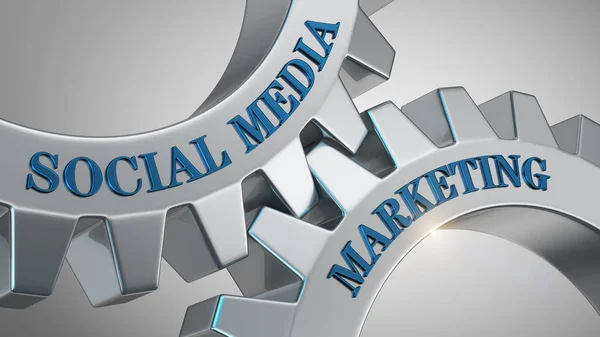 Concetto di Social Media Marketing — Foto Stock