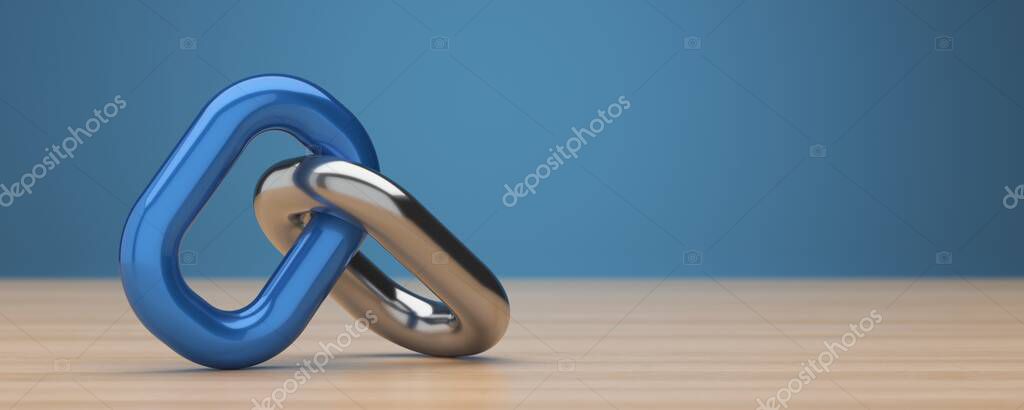 Partnership teamwork concept 3d render.