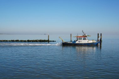Baggeren jachthaven op Schiermonnikoog