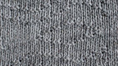 Görünür detaylara sahip gri yünlü makro fotoğraf