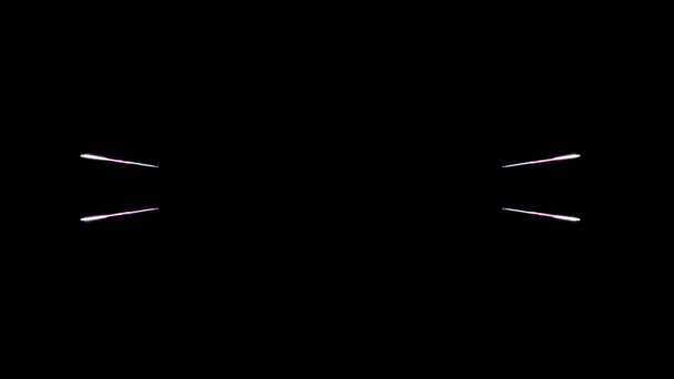 夜车的灯光 — 图库视频影像