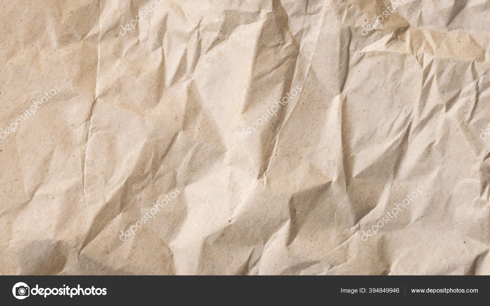 Kertas Coklat Kusut Tekstur Atau Latar Belakang Stok Foto C Krzysztof12 394849946
