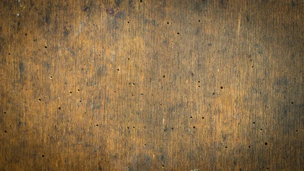 Old Brown Board Traces Bark Beetles — Stock Photo, Image