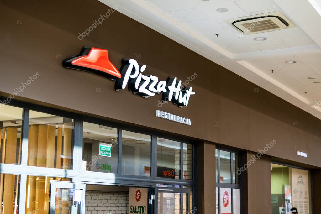 Czeladz, Poland -31.07.2020- Pizzahut restaurant in Czeladz
