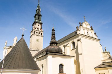 Polonya 'nın Czestochowa şehrindeki Jasna Gora manastırı.