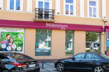 Czestochowa, Polonya - 02 / 08 / 2020 - Czestochowa 'daki Milenyum Bankası' nın İnternet sitesi