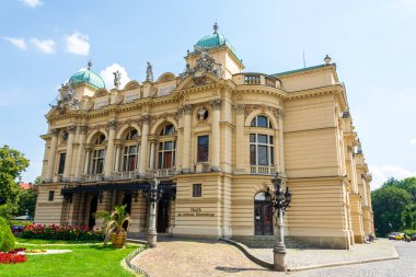 Krakow 'daki tarihi tiyatro binası