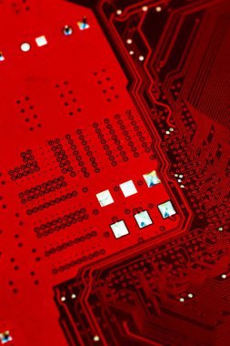 Elektronik devre kartı soyut arkaplan. bilgisayar donanımı.