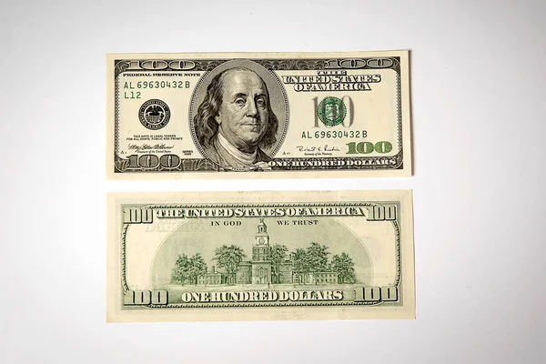 Billetes en dólares estadounidenses de los Estados Unidos de América — Foto de Stock