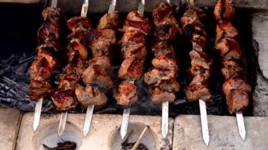 Izgarada ızgara yapıyorum.