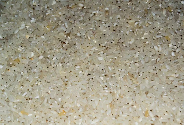 Textura Del Arroz Blanco Cerca — Foto de Stock