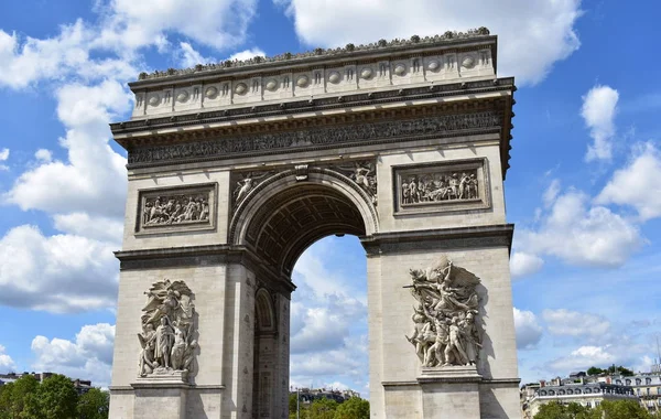 Arco Del Triunfo París Francia — Foto de Stock