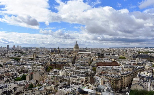 Paryż Francja Panteon Dzielnicy Łacińskiej Punktu Widzenia Notre Dame Kopuła — Zdjęcie stockowe
