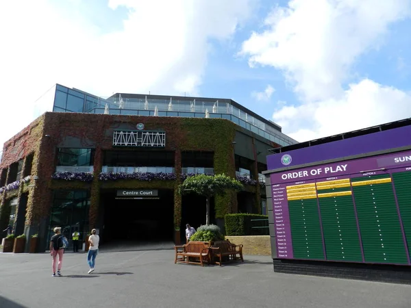 Centre Court All England Lawn Tennis Croquet Club Wimbledon Reino — Fotografia de Stock