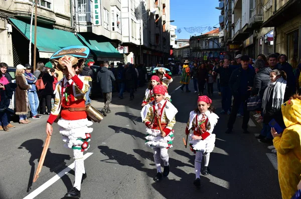 Verin Spanien Feb 2019 Berühmter Karneval Und Straßenparade Mit Zigarren — Stockfoto